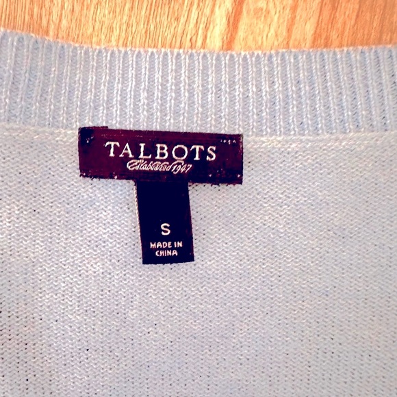 TALBOTS Career Cableknit Cotton Sweater - Picture 4 of 5